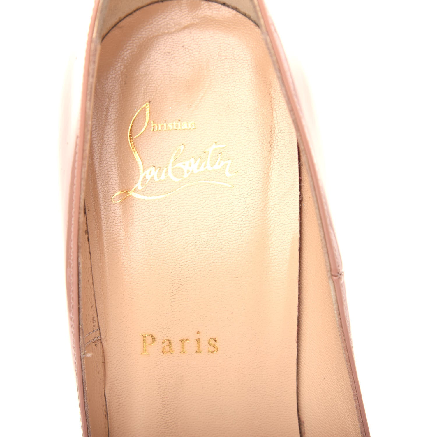 Christian Louboutin CHRISTIAN LOUBOUTIN Patent So Kate 120 Pumps 39.5 Nude 8 of 11