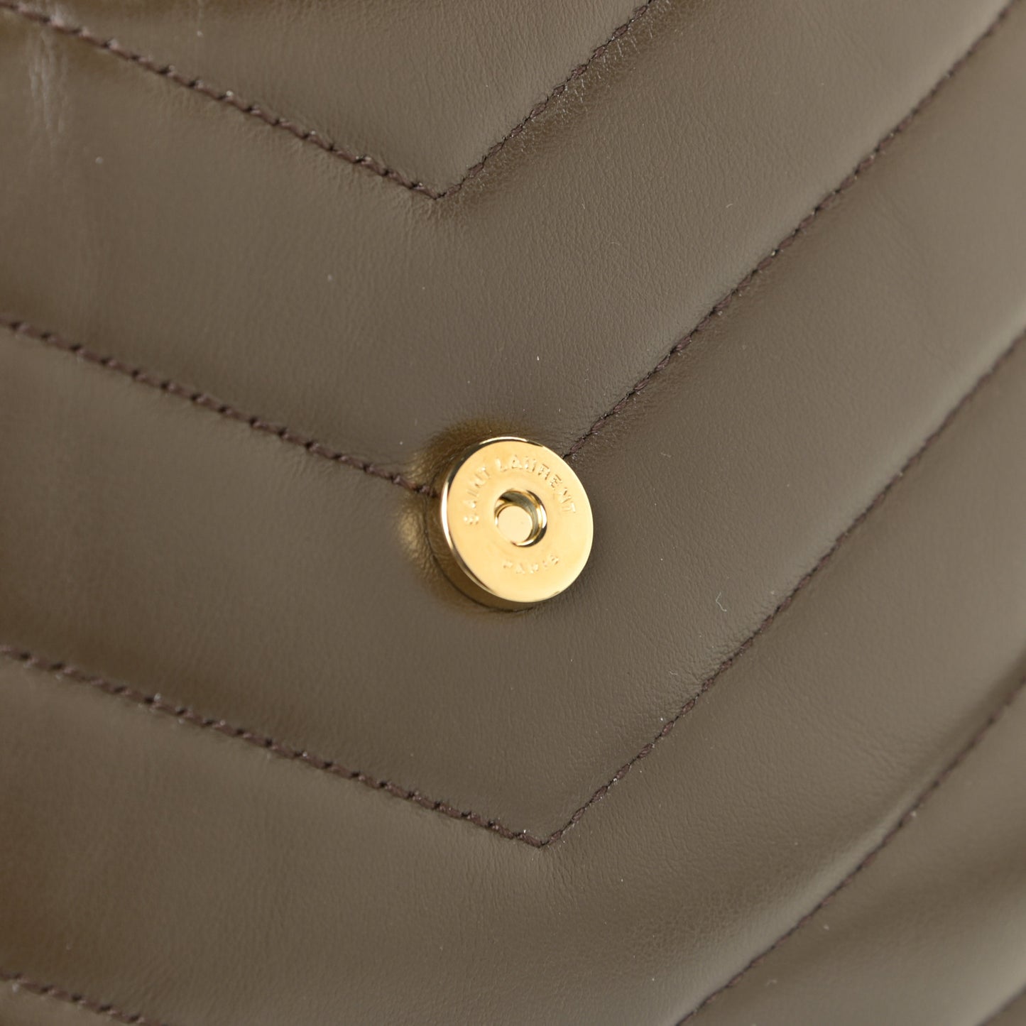 Calfskin Y Quilted Monogram Toy Loulou Crossbody Bag Earth