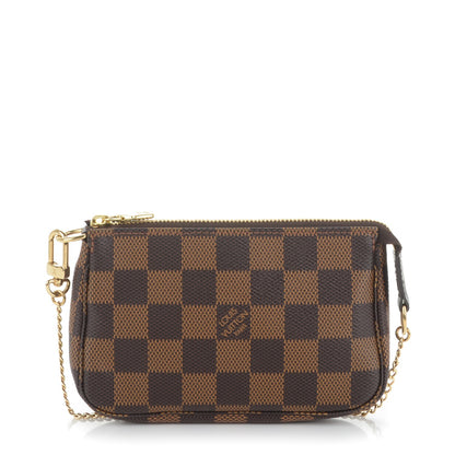 Louis Vuitton Damier Ebene Mini Pochette Accessories 1 of 7