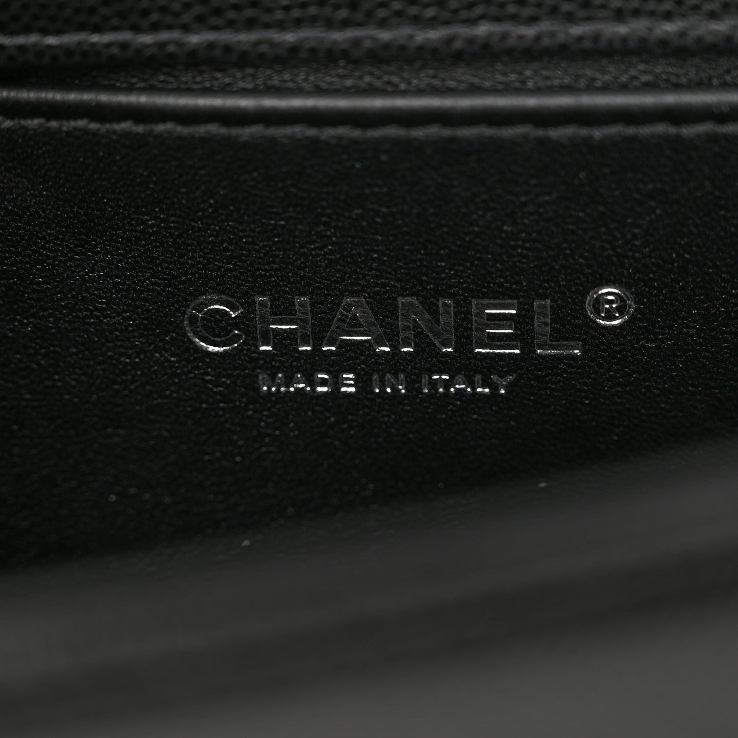 Caviar Quilted Small Boy Flap Black