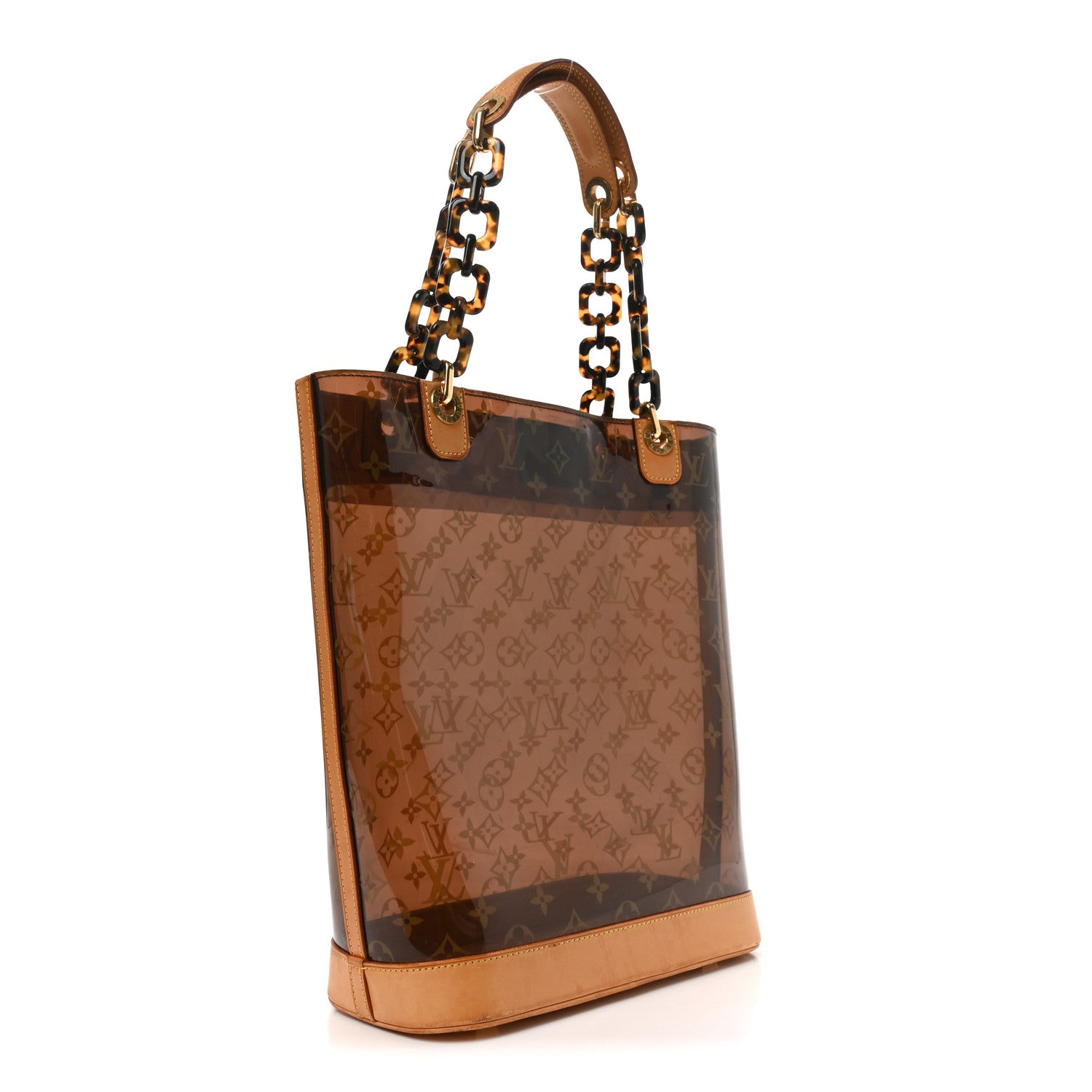Louis Vuitton Vinyl Cabas Sac Ambre MM 2 of 8