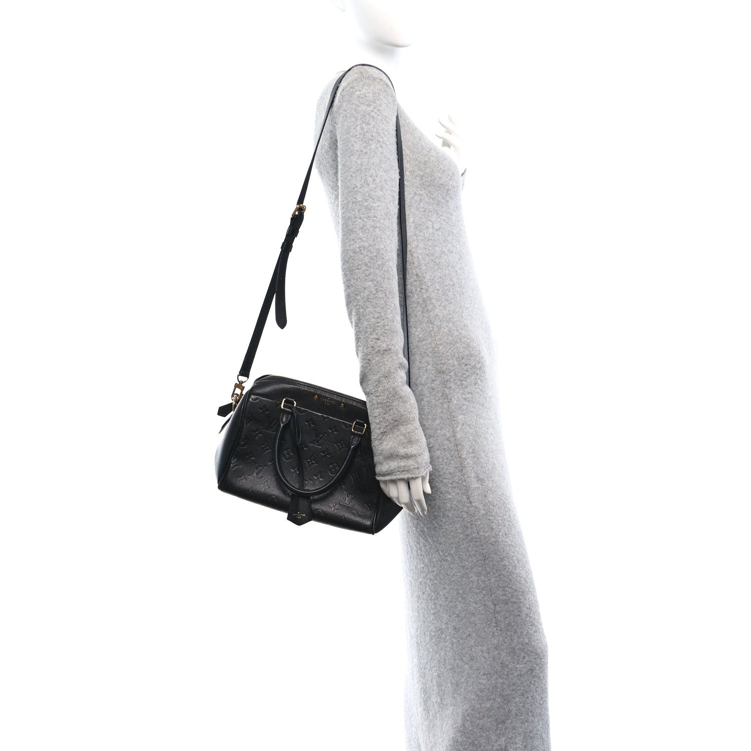 Louis Vuitton Empreinte Speedy Bandouliere 25 NM Black 2 of 9
