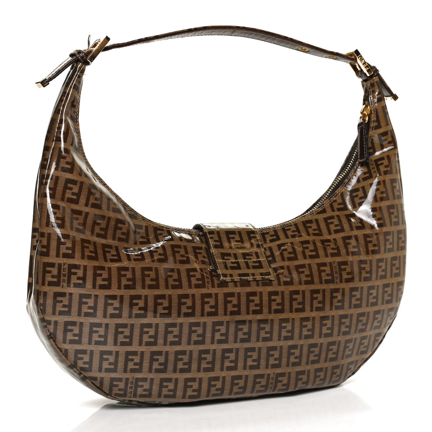 Vinyl Zucchino Shoulder Bag Tobacco