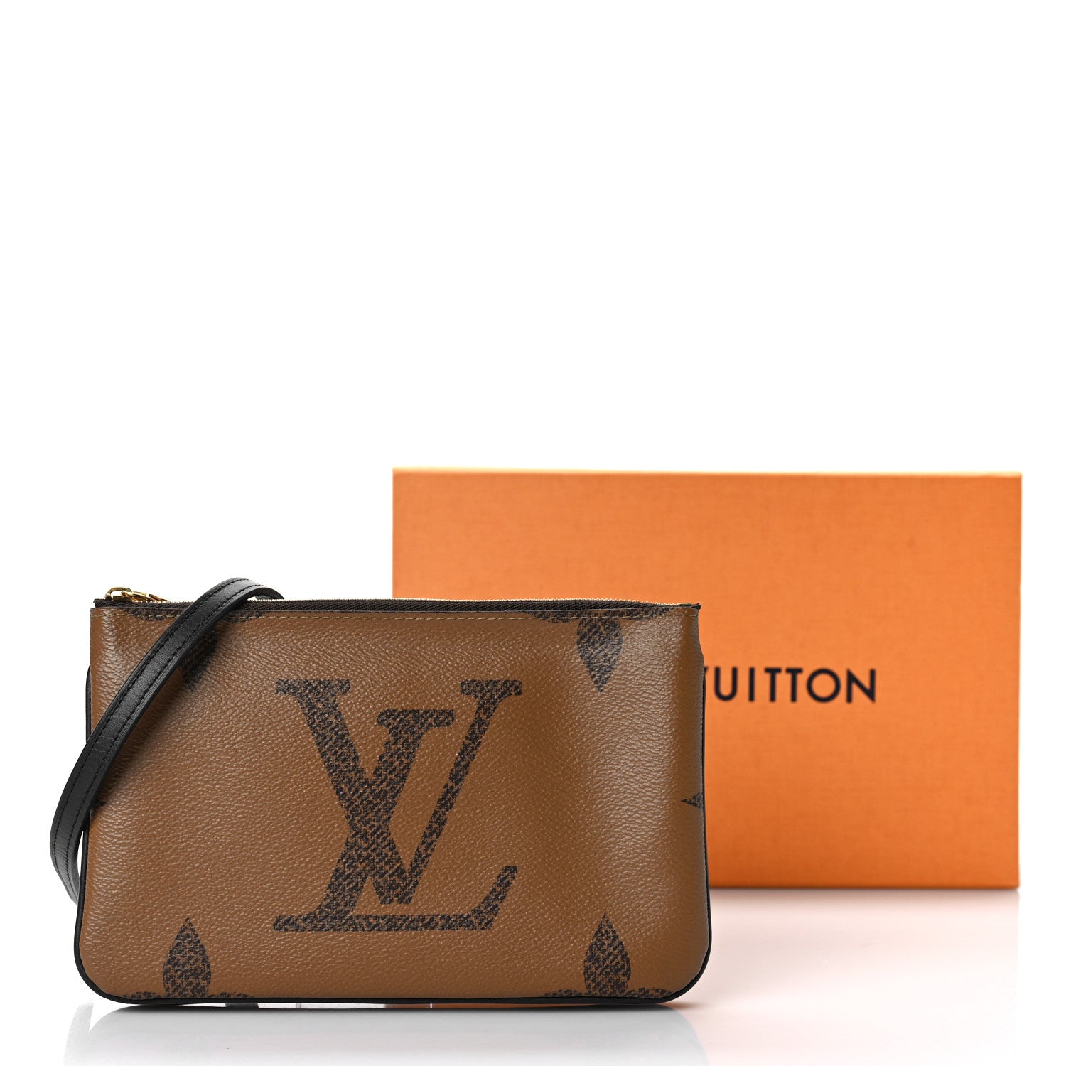 Louis Vuitton Reverse Monogram Giant Double Zip Pochette 10 of 10