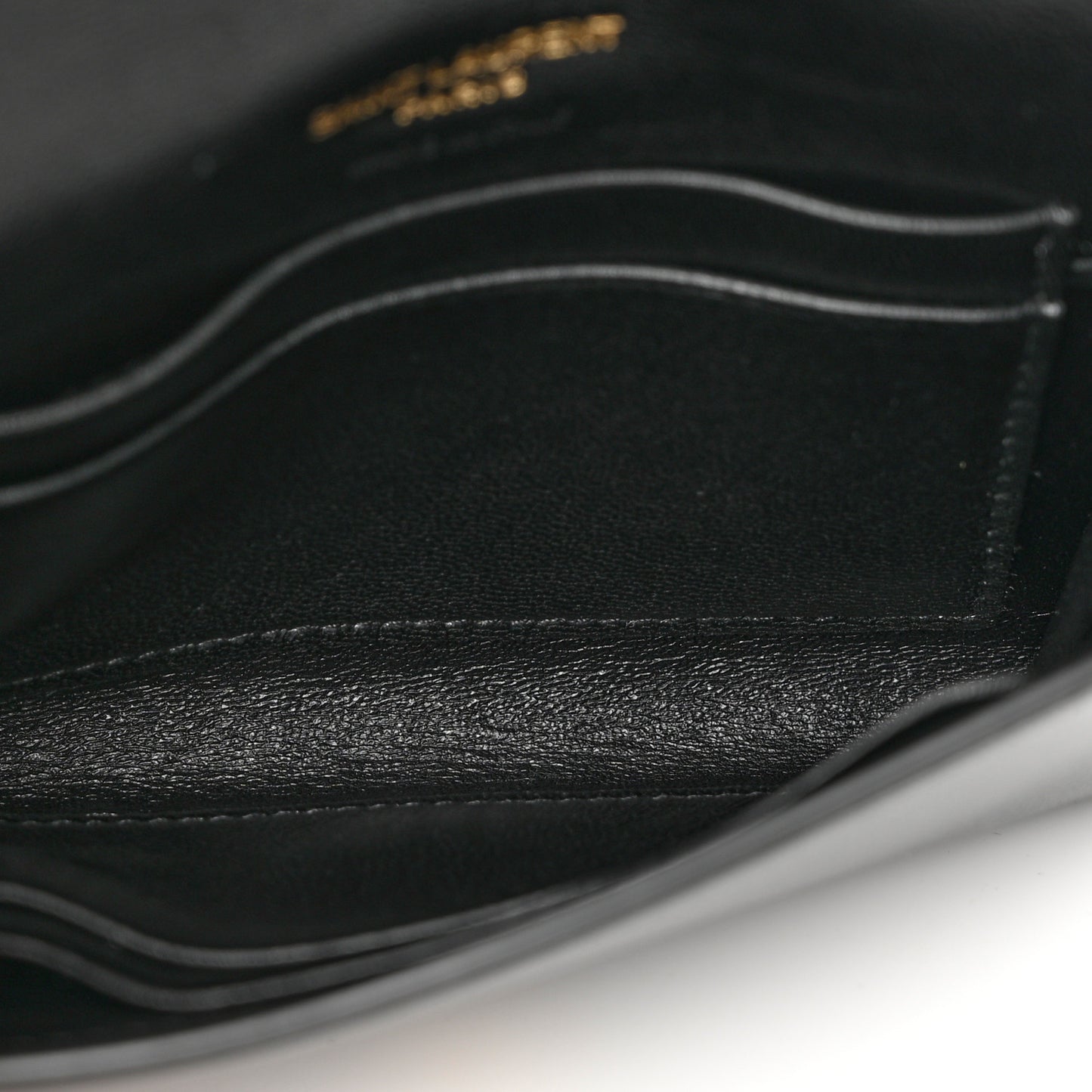 Nappa Small Monogram Envelope Wallet Black