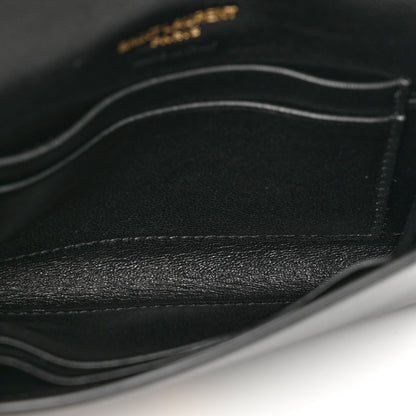 Saint Laurent Nappa Small Monogram Envelope Wallet Black 5 of 8