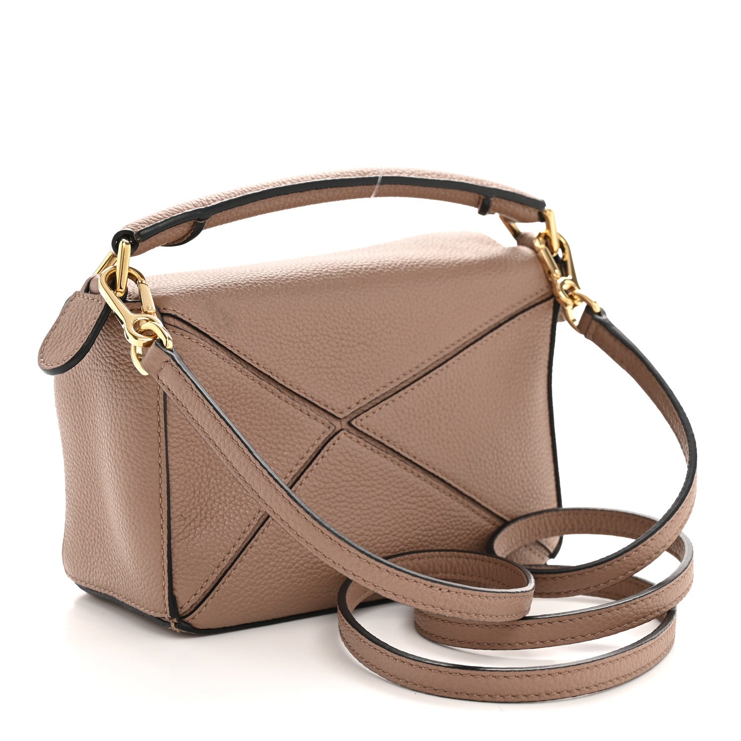 Loewe Grained Calfskin Mini Puzzle Bag Dark Blush 1807924