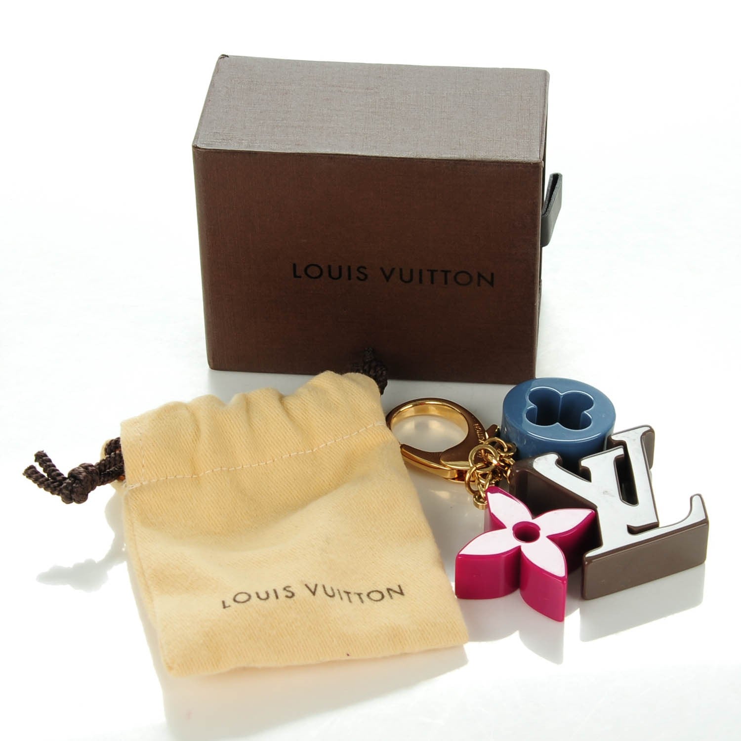 Louis Vuitton Resin Playtime Bag Charm Marron 5 of 5