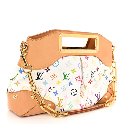Louis Vuitton LOUIS VUITTON Monogram Multicolor Judy GM White 3 of 9