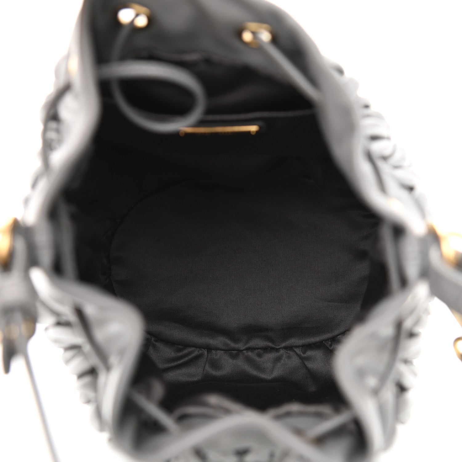 Miu Miu Nappa Matelasse Small Bucket Bag Marmo 5 of 9