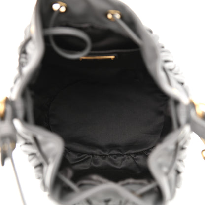 Miu Miu Nappa Matelasse Small Bucket Bag Marmo 5 of 9