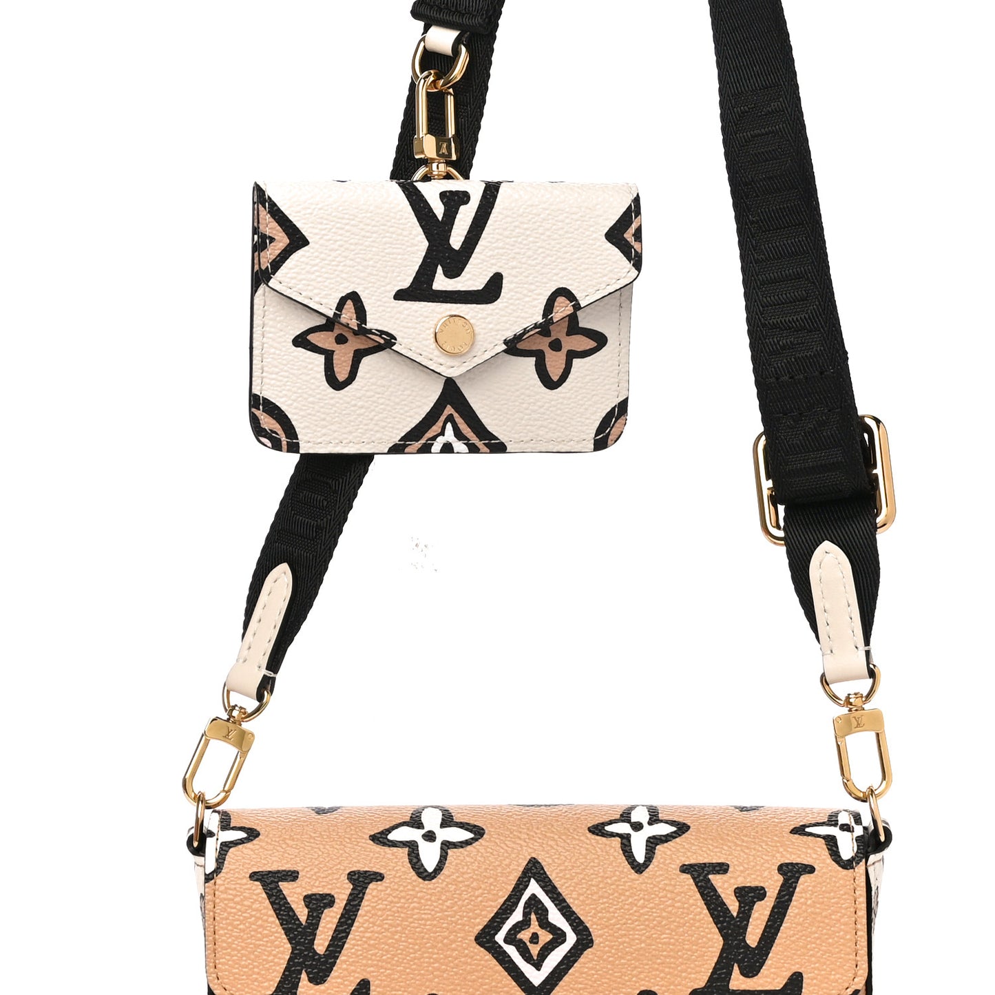 Monogram Wild At Heart Felicie Strap & Go Arizona Creme