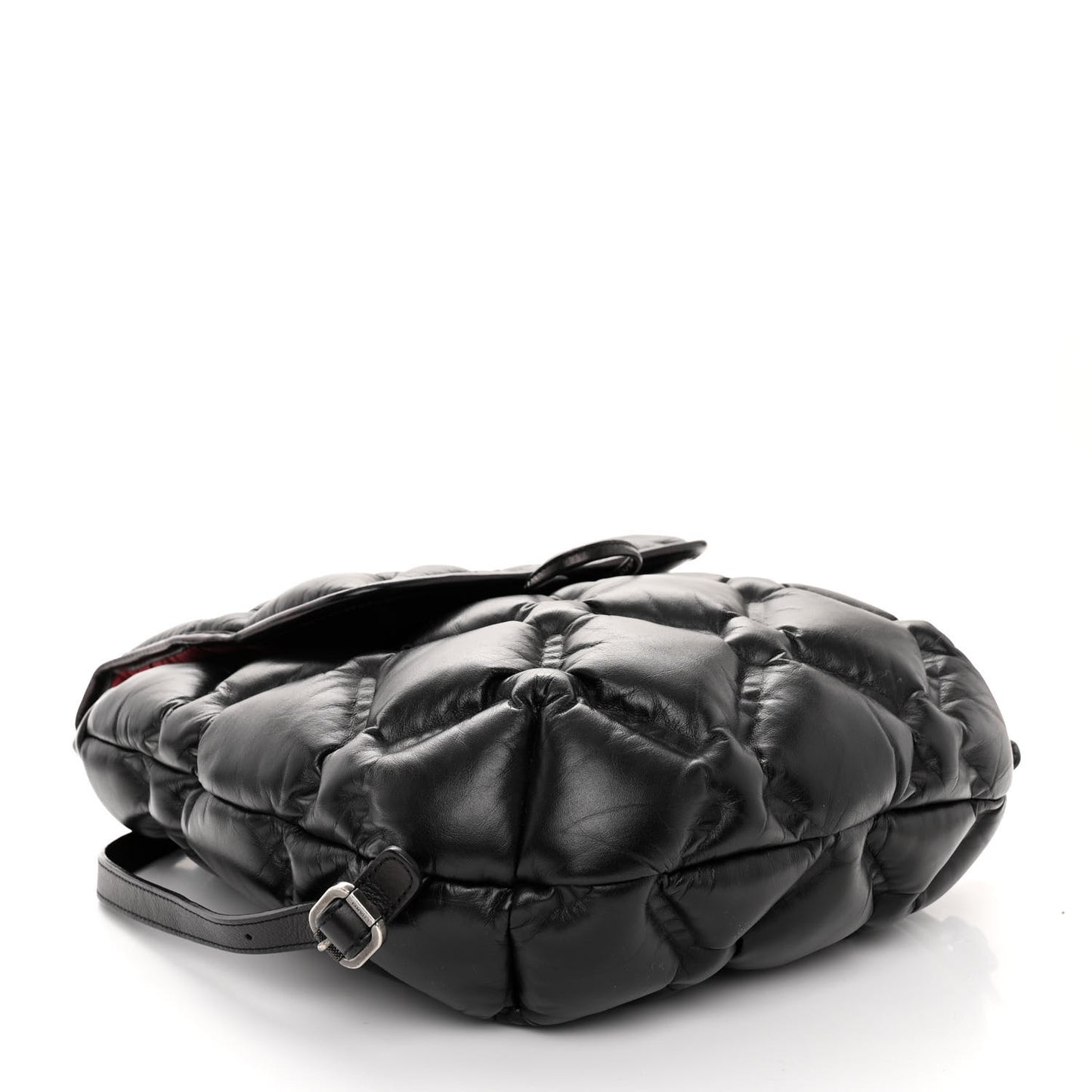 Calfskin Quilted Chesterfield Backpack Black