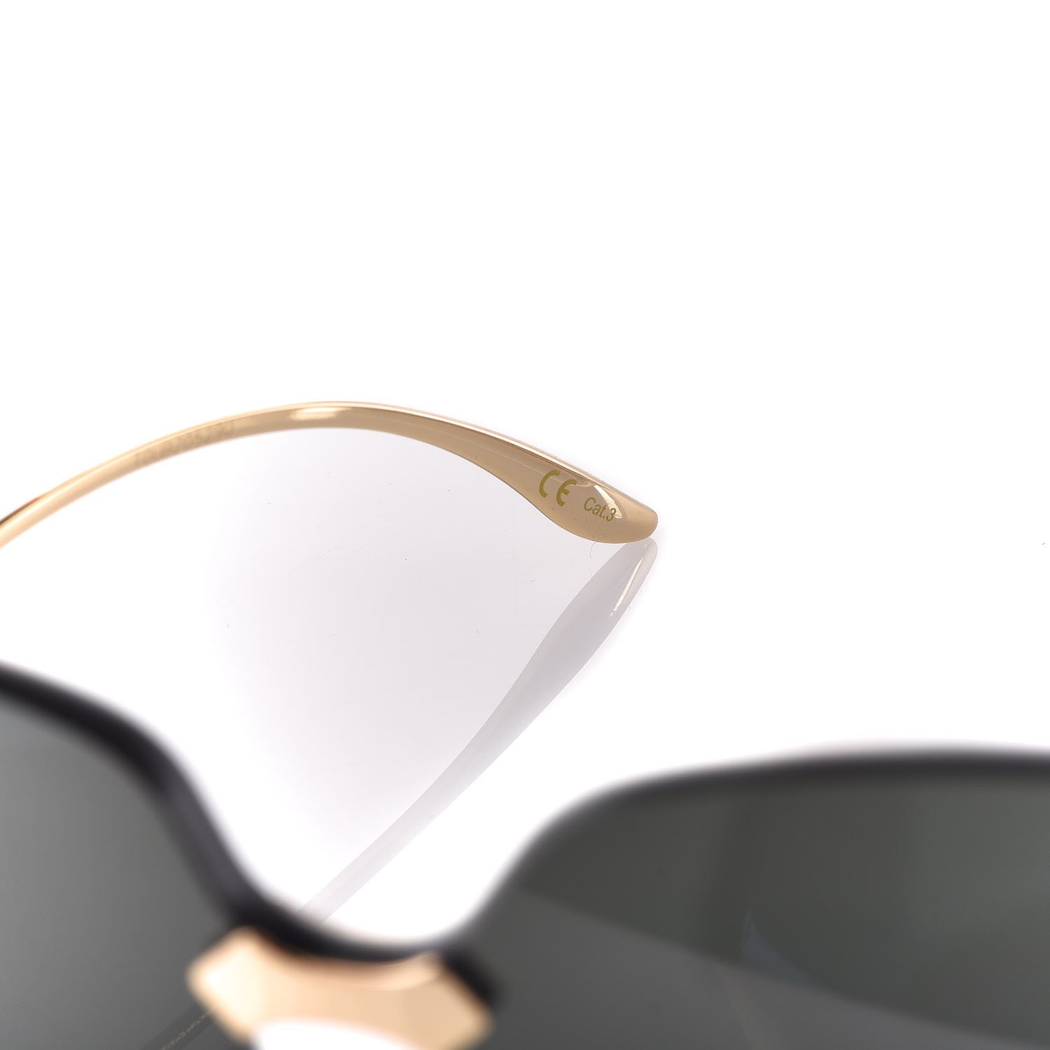 Gucci Rimless Sunglasses GG0352S Gold 6 of 8