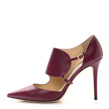 Jimmy Choo Kid Heath Pumps 40 Dark Orchid 1 of 8