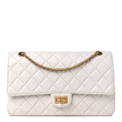 Chanel Aged Calfskin Quilted 2.55 Reissue 226 Flap White 1 of 11