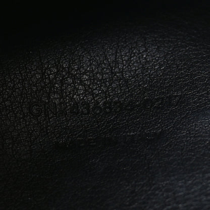 Saint Laurent Calfskin Suede Small Monogram Downtown Cabas Black 7 of 10