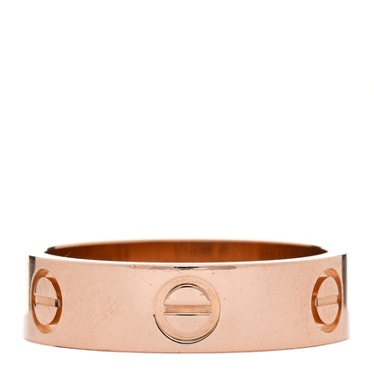 Cartier 18K Pink Gold 5.5mm LOVE Ring 56 7.5 3 of 5