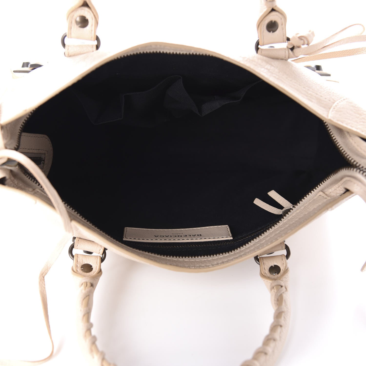 Balenciaga Chevre Classic Hardware Metallic Edge S City Beige Tapioca 5 of 10