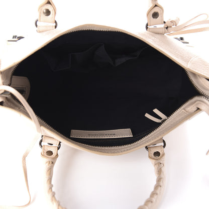 Balenciaga Chevre Classic Hardware Metallic Edge S City Beige Tapioca 5 of 10