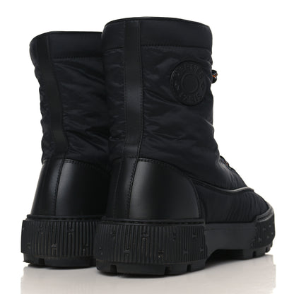 Hermes Calfskin Parachute Fresh Ankle Boots 38.5 Black 4 of 8