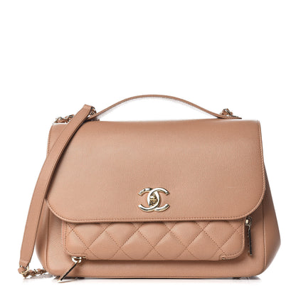 Chanel Caviar Quilted Large Business Affinity Flap Camel 1 of 11