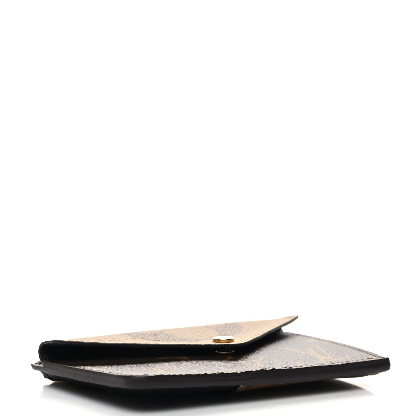 Reverse Monogram Recto Verso Card Holder Brown
