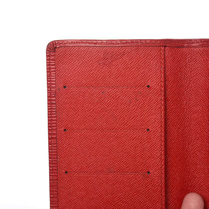 Louis Vuitton Epi Checkbook Cover Rouge 10 of 10