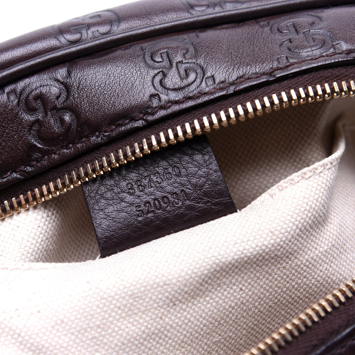 Guccissima Mini Bree Messenger Bag Chocolate