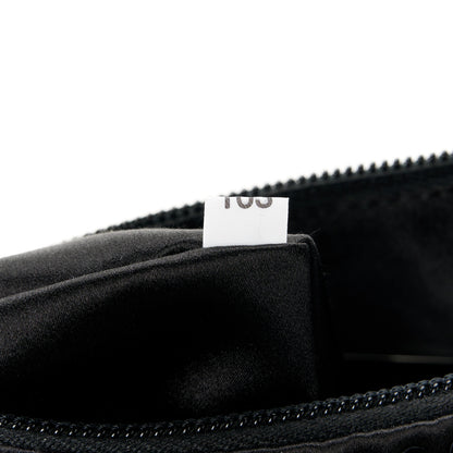 Prada Satin Crystal Mini Re-Edition 2000 Bag Black 7 of 11