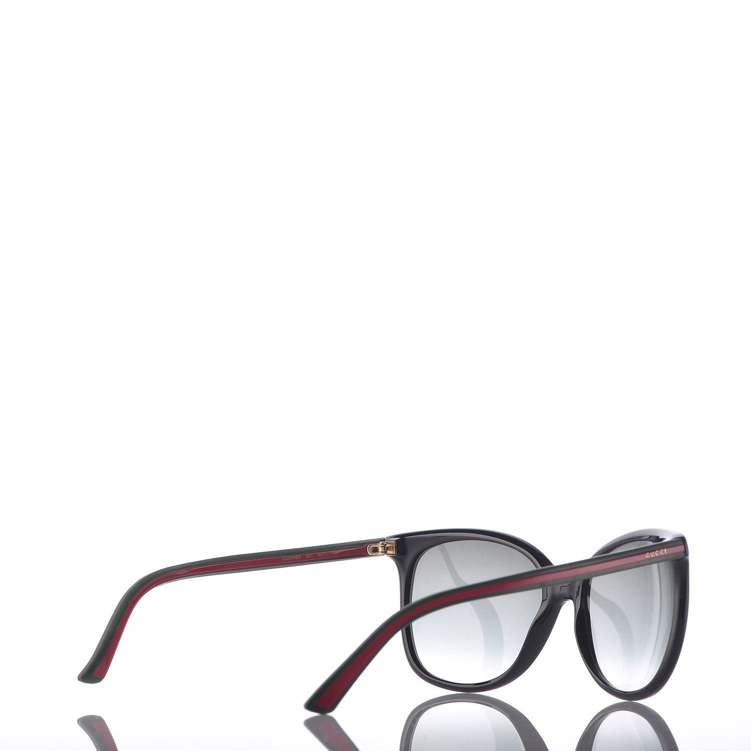 Gucci 56mm Oversized Web Sunglasses GG0508S Black 4 of 6