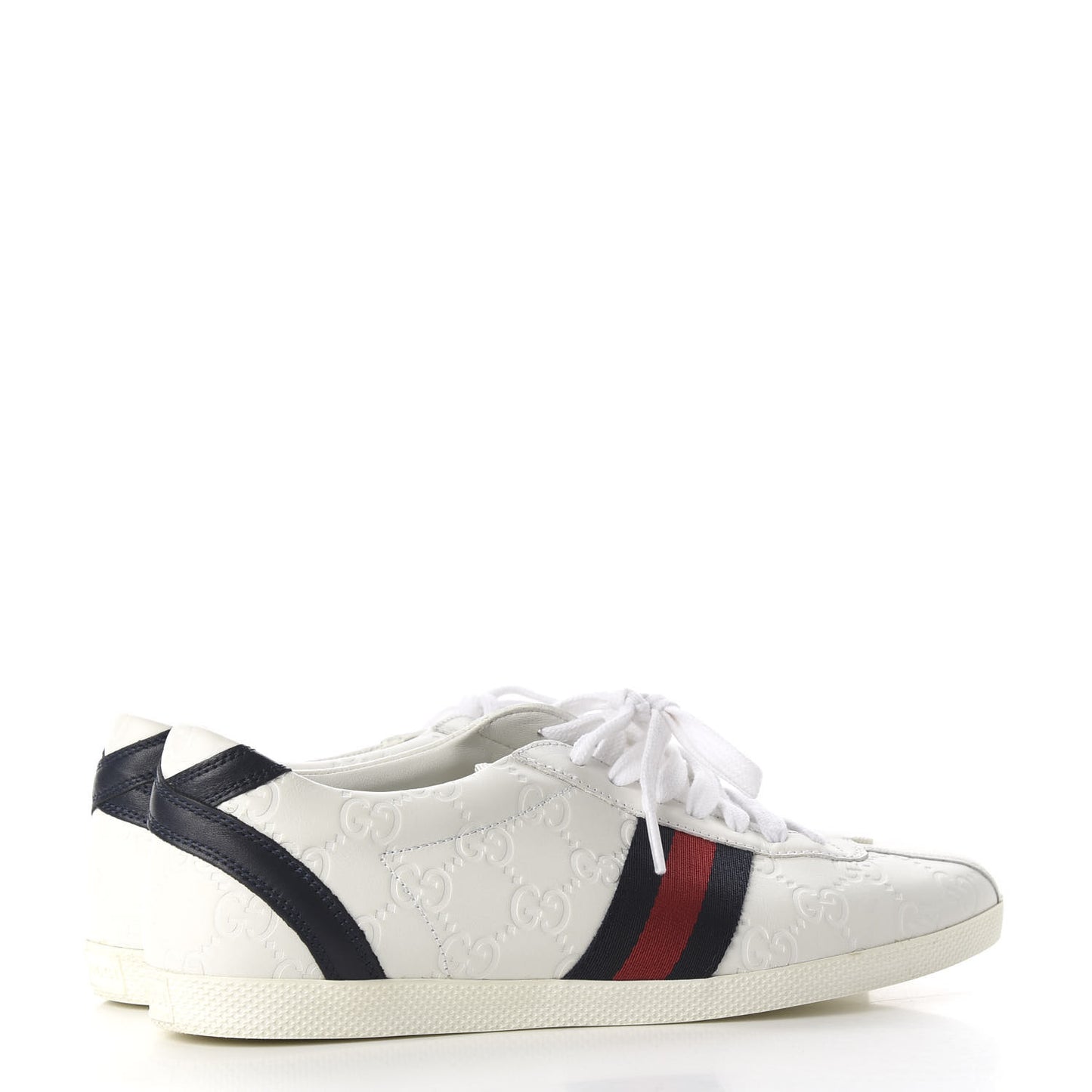 Guccissima Web Sneakers 38 White