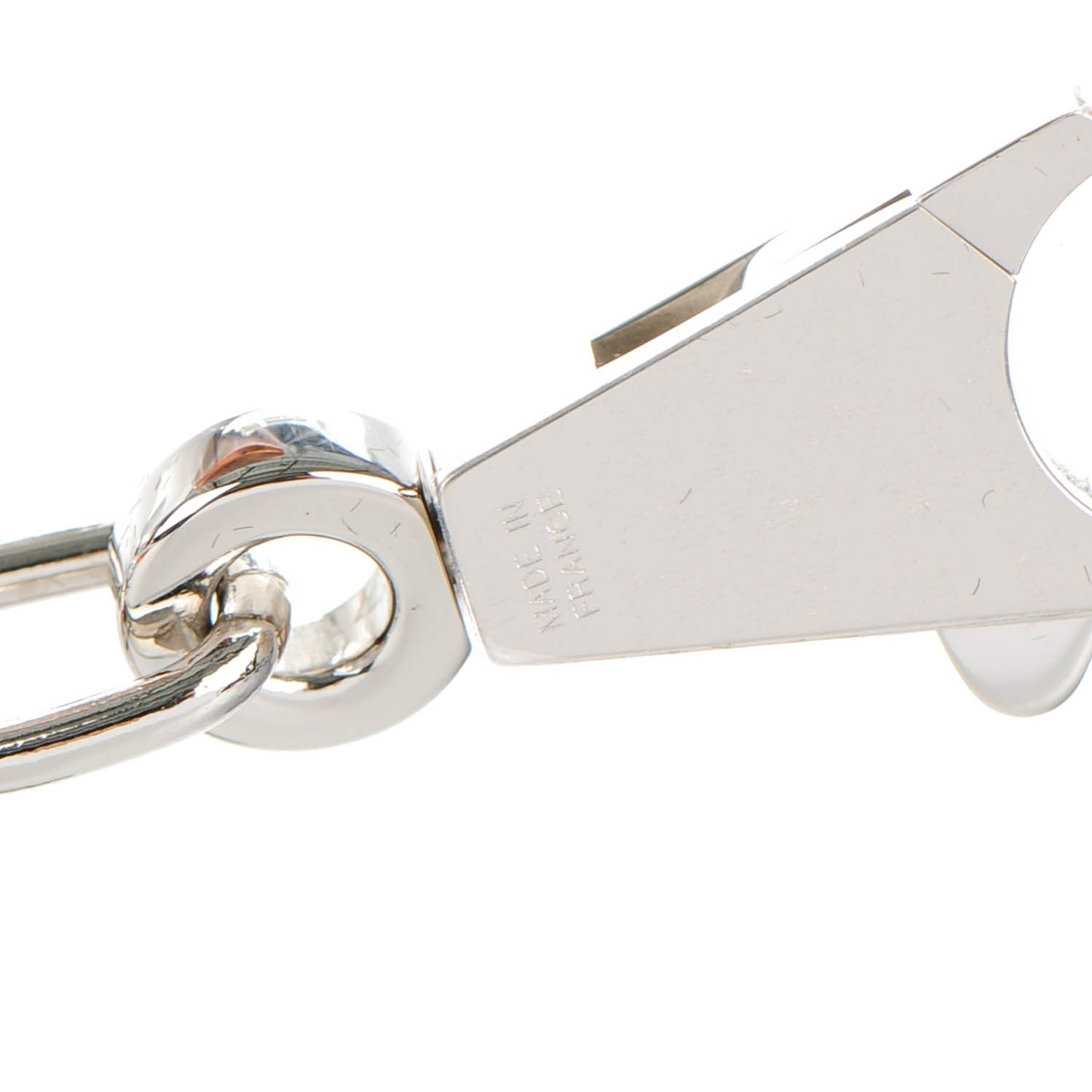 Hermes Palladium Breloque Bag Charm Silver 3 of 5