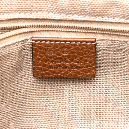 Gucci Monogram Medium Bree Zippered Tote Beige Tabacco 12 of 13