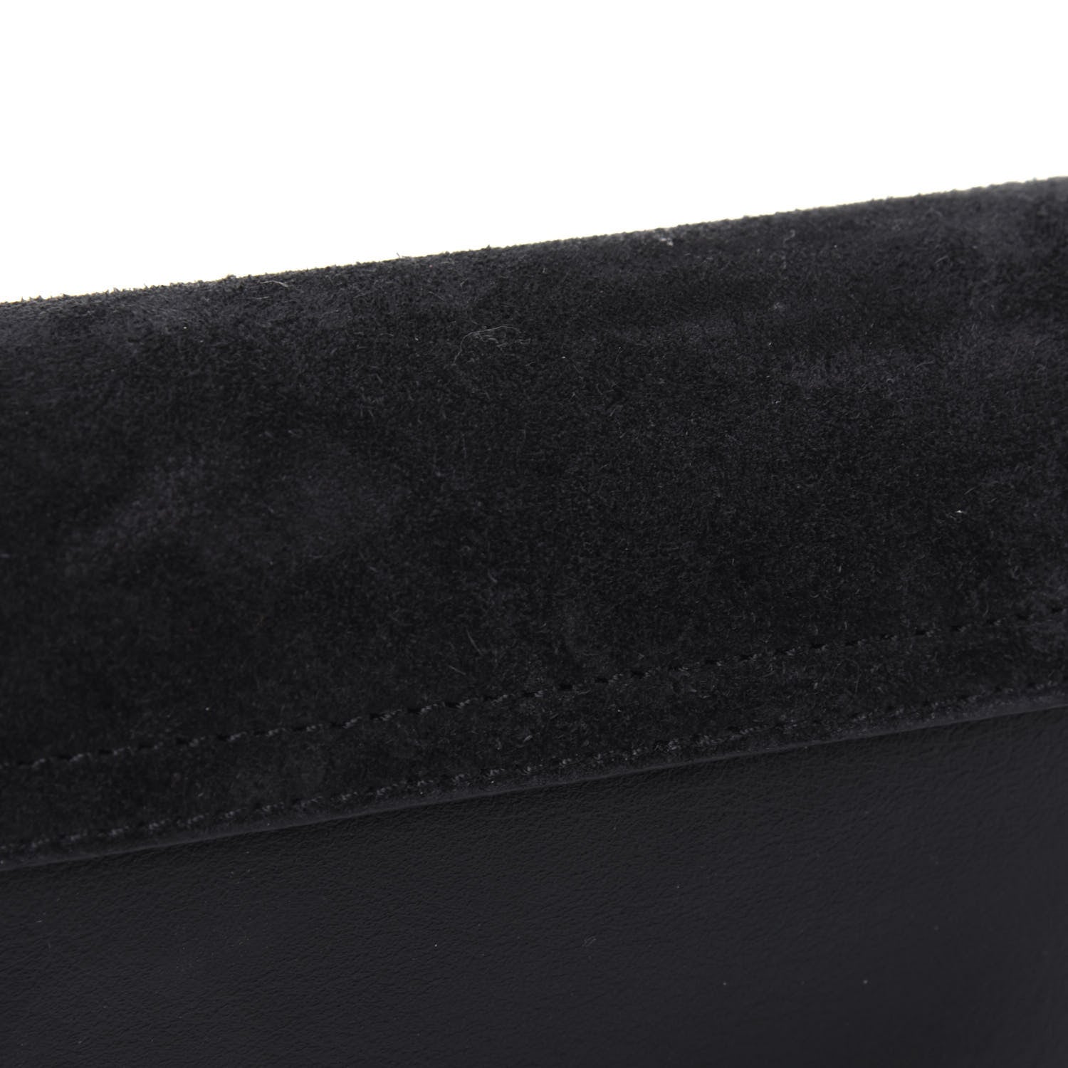 Chloe Suede Calfskin Mini Faye Shoulder Bag Black 12 of 12