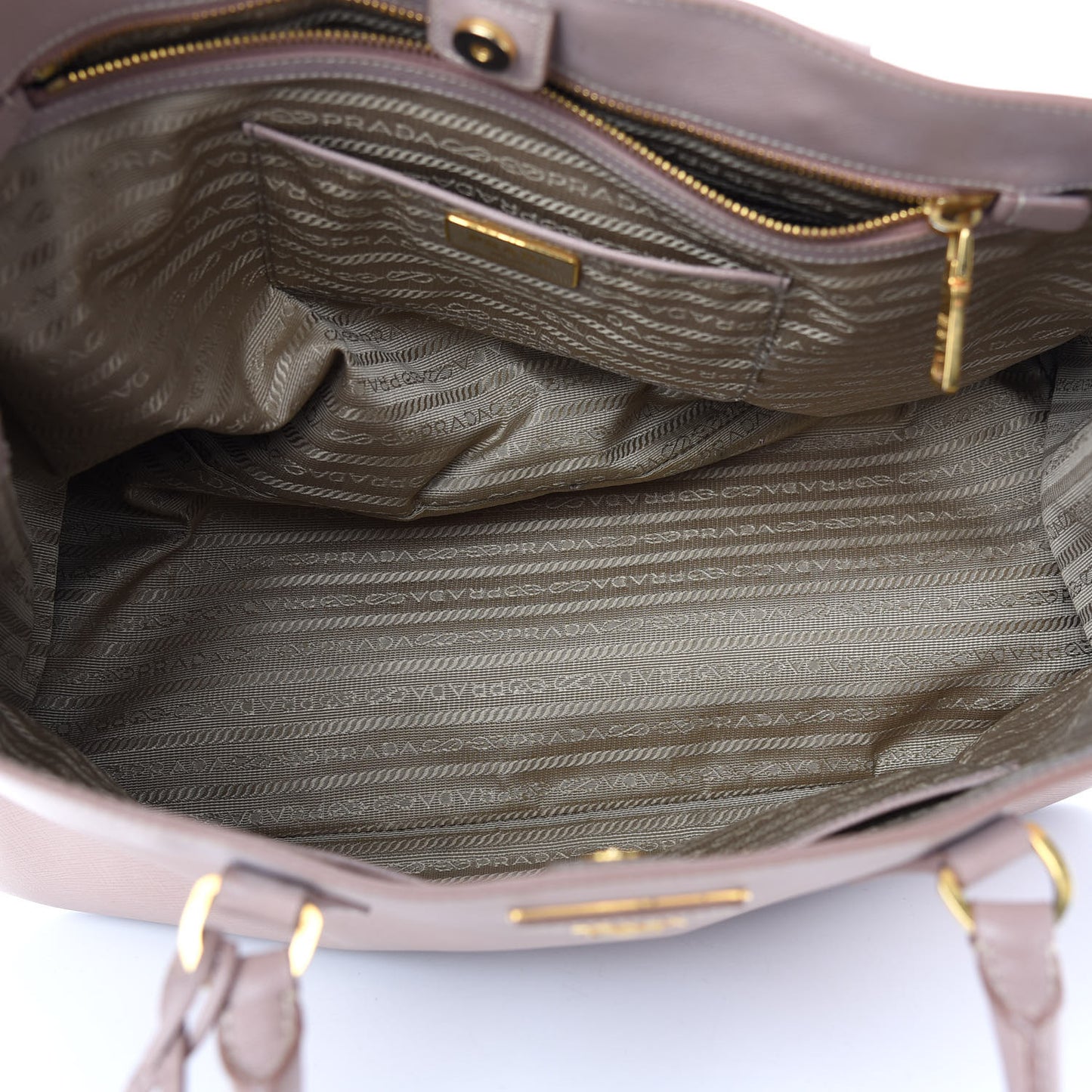 Saffiano Lux Large Tote Cammeo