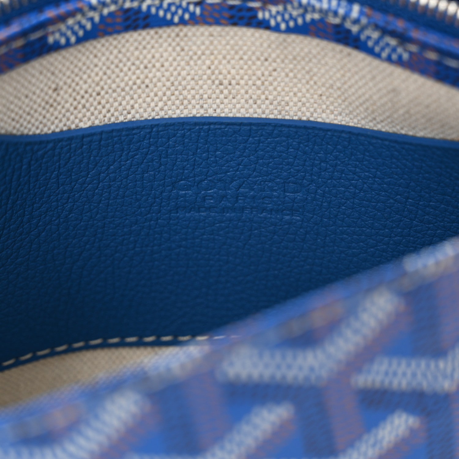 Goyard Goyardine Plumet Wallet Clutch Sky Blue 6 of 9