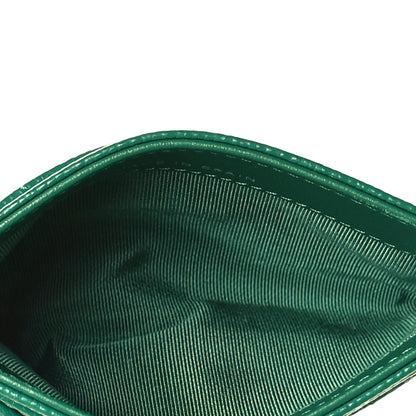 Chanel Caviar Quilted Card Holder Green 6 of 11