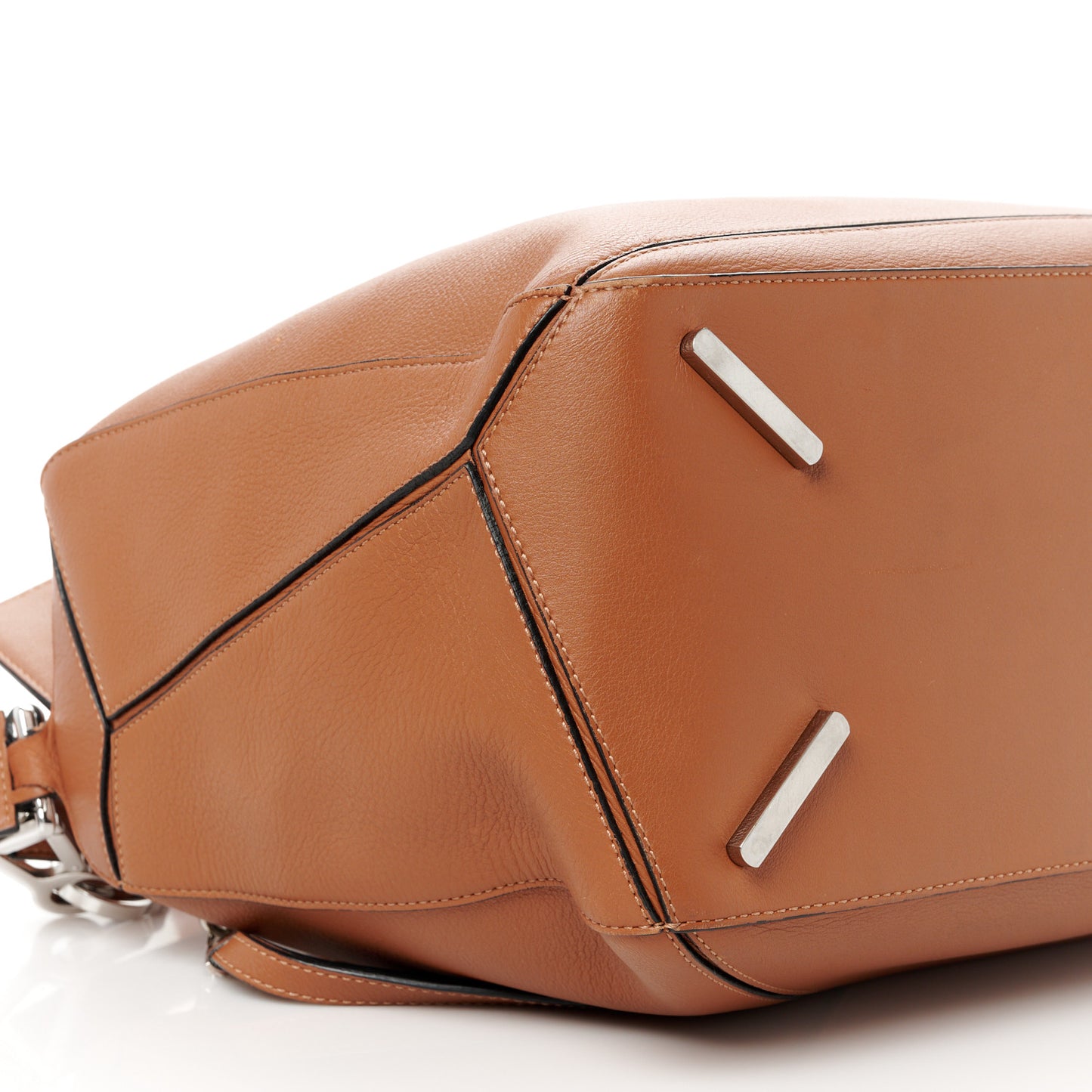 Calfskin Large Puzzle Bag Tan