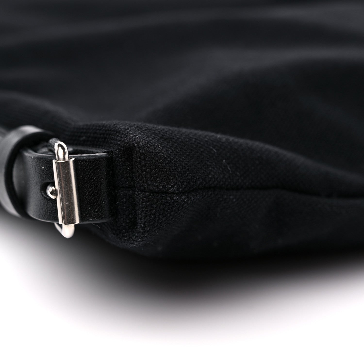 Saint Laurent Canvas ID Shopping Bag Black 9 of 9