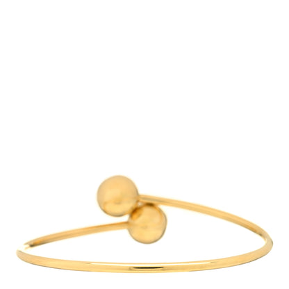 Tiffany 18K Yellow Gold 11mm HardWear Ball Bypass Bracelet 2 of 4