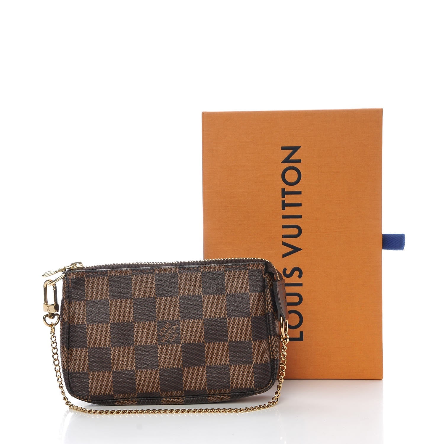 Louis Vuitton Damier Ebene Mini Pochette Accessories 9 of 9