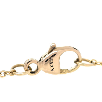 David Yurman 18K Yellow Gold Diamond Cable Collectibles Cross Necklace 5 of 6