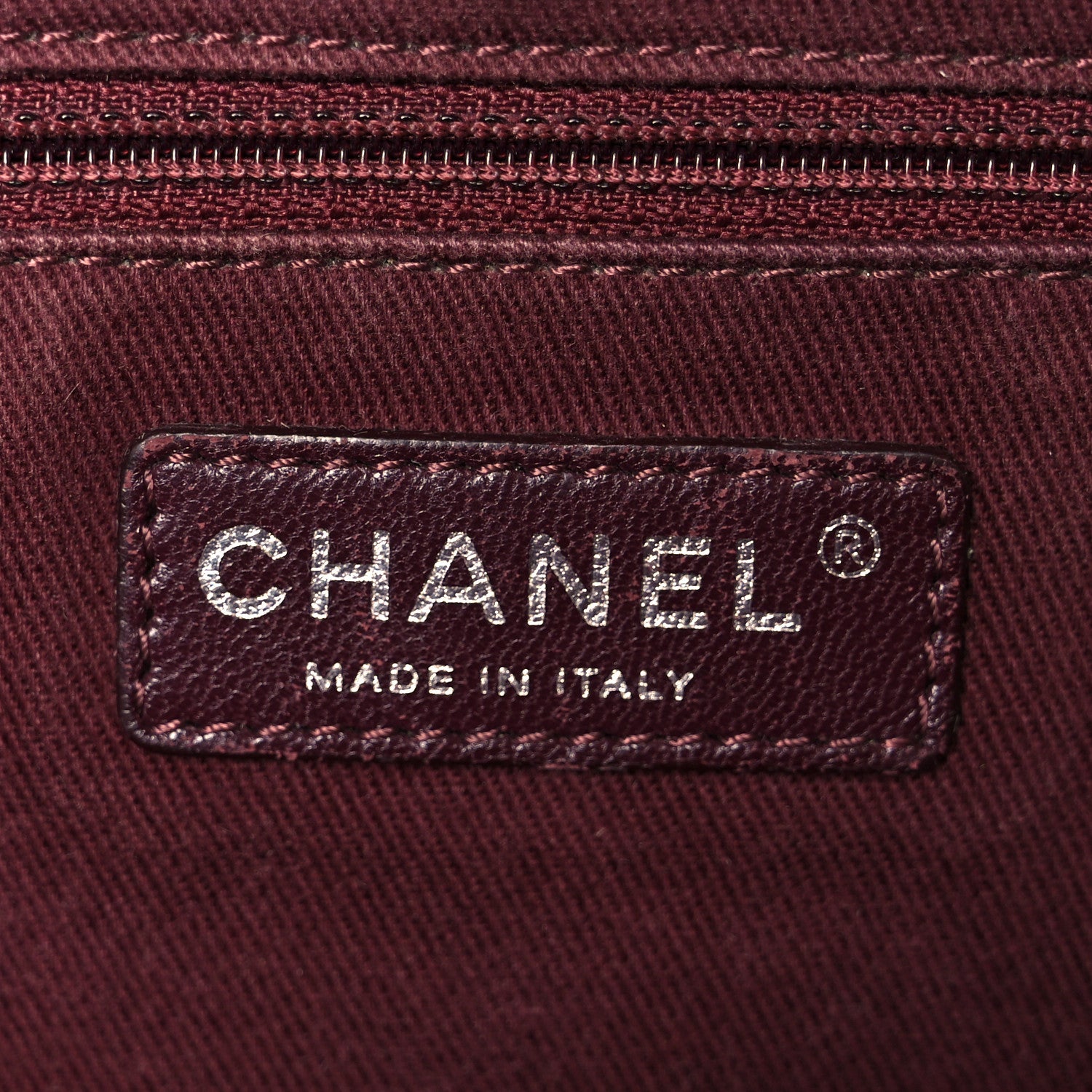 Chanel Aged Calfskin Medium New Portobello Flap Burgundy 6 of 11