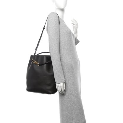 Bottega Veneta Silky Calfskin Small Andiamo Bucket Bag Fondant 2 of 10