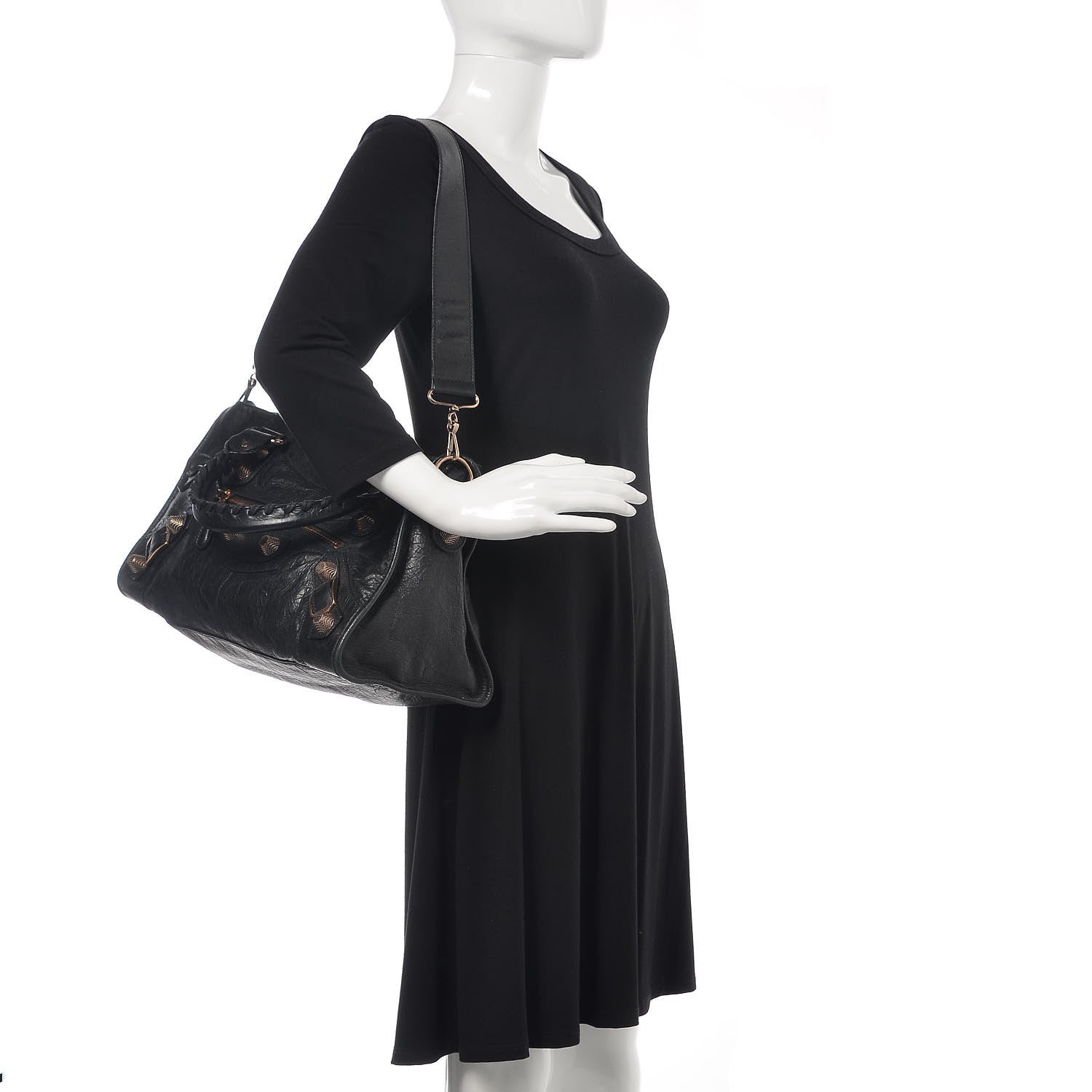 Balenciaga Agneau Giant 21 Rose Gold Hardware Part Time Black 3 of 11