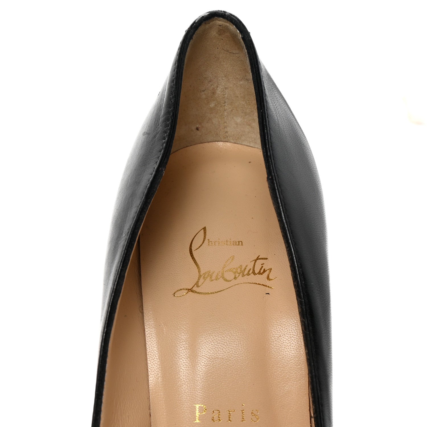 Christian Louboutin Shiny Calfskin Alta Vicky 160 Pumps 40 Black 8 of 8
