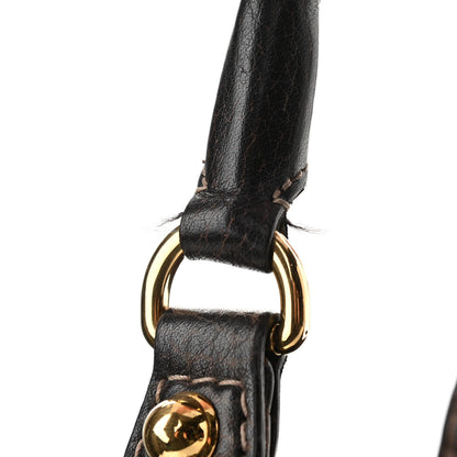 Gucci Guccissima Large New Pelham Shoulder Bag Dark Brown 14 of 15