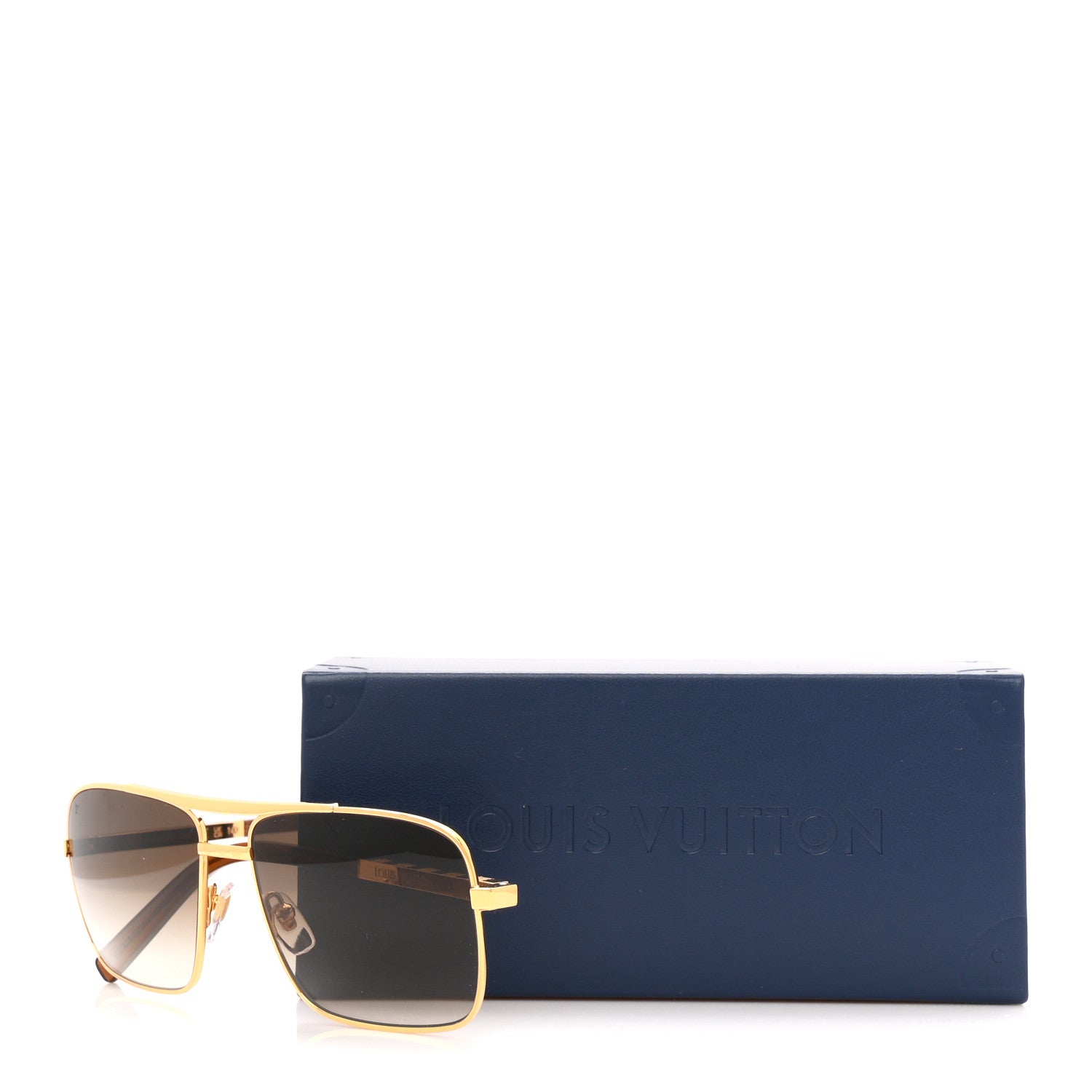 Louis Vuitton Attitude Sunglasses Z0259U Gold 8 of 8