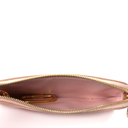 Celine Smooth Calfskin Triomphe Embossed Coin and Card Pouch Rose Pale 5 of 11